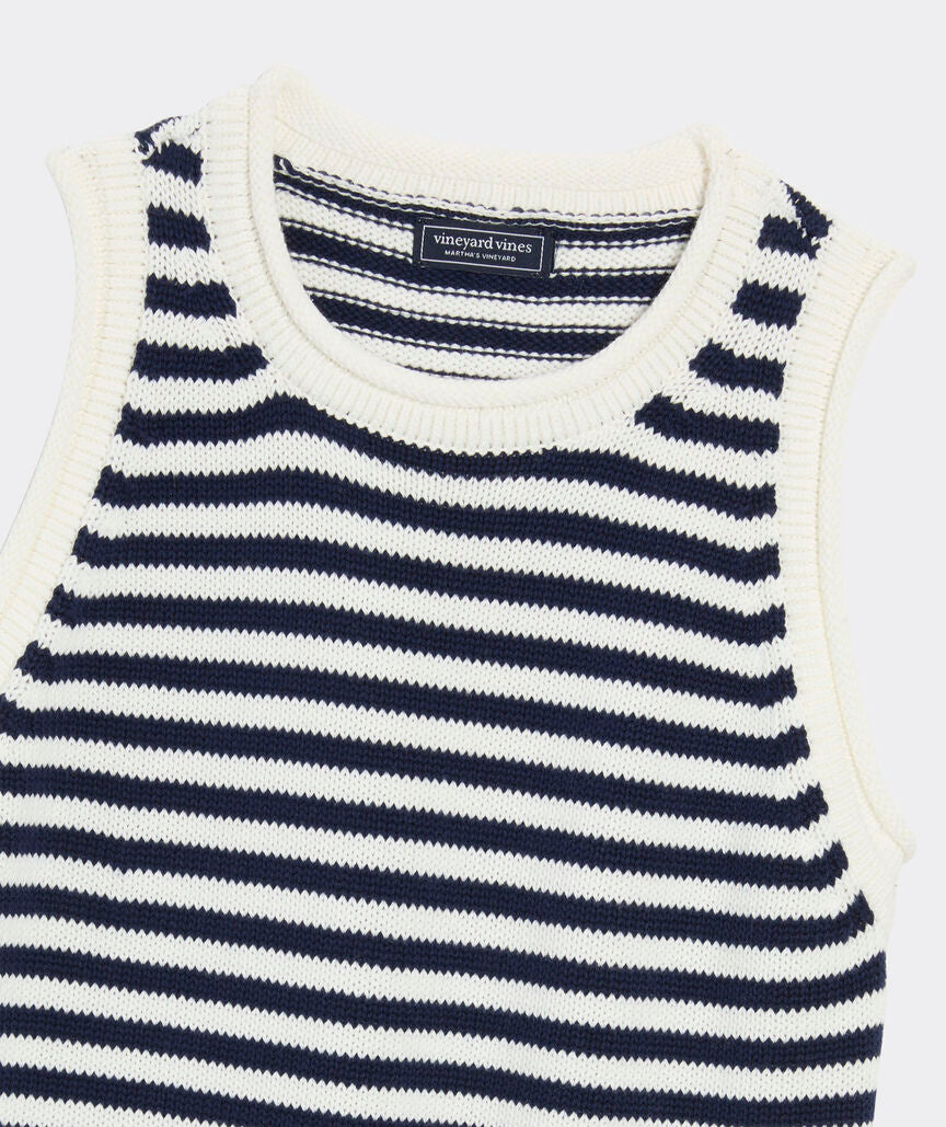 Vineyard Vines Katie Cotton Rollneck Sweater Tank