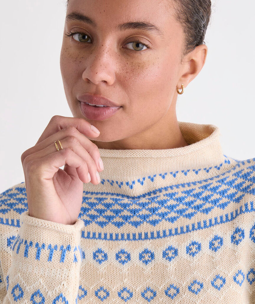 Vineyard Vines Katie Cotton Mockneck Sweater