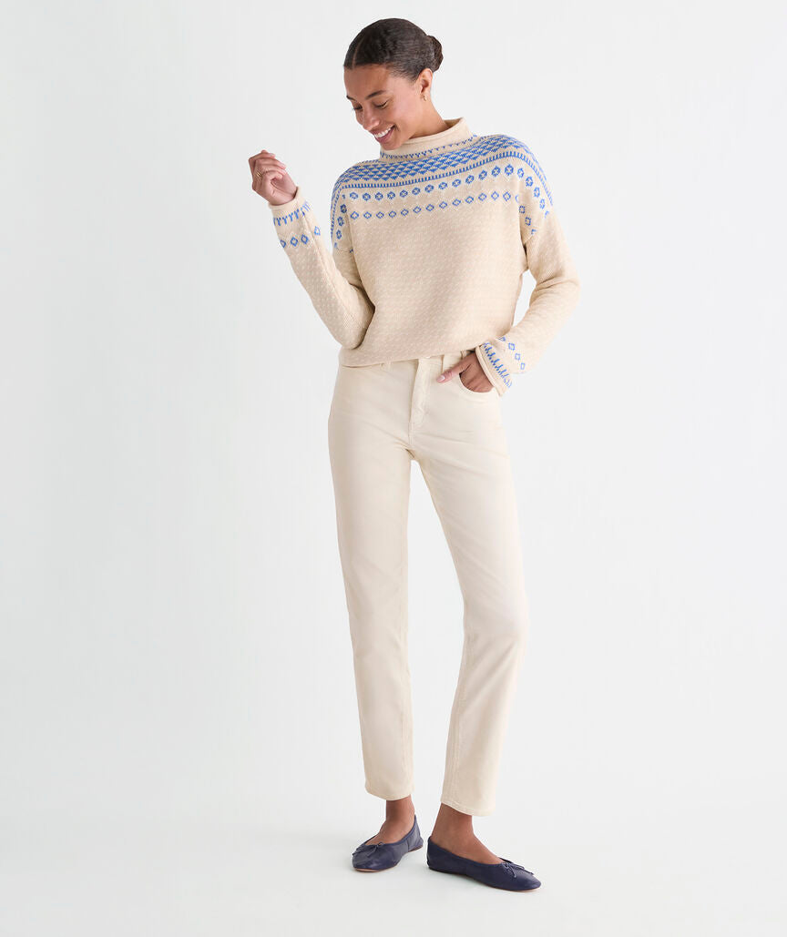 Vineyard Vines Katie Cotton Mockneck Sweater