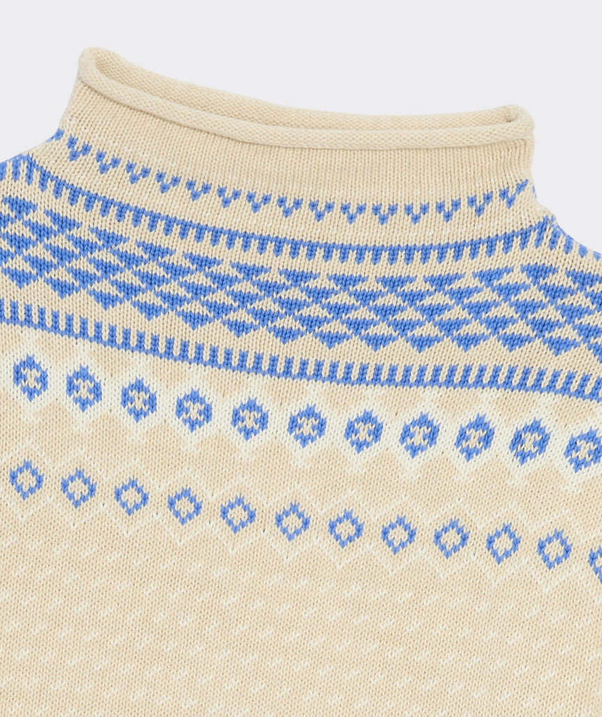 Vineyard Vines Katie Cotton Mockneck Sweater