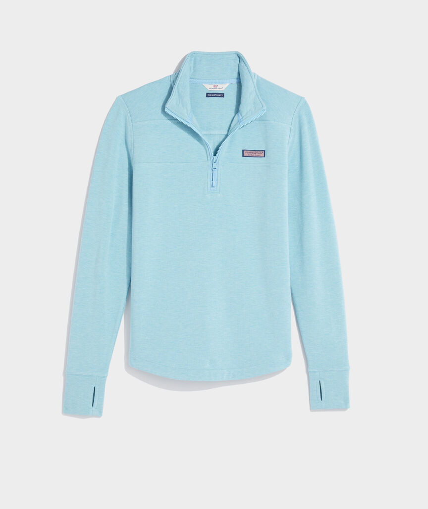 NEW WOMEN'S L BLUE popular VINEYARD VINES DREAMCLOTH RELAXED SHEP SHIRT SWEATER