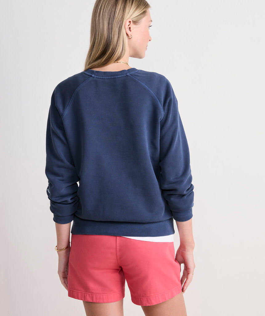 Vineyard Vines Americana Whale Surf Terry Sweatshirt