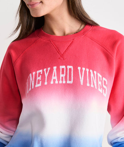 Vineyard Vines Americana Dip-Dye Surf Terry Sweatshirt