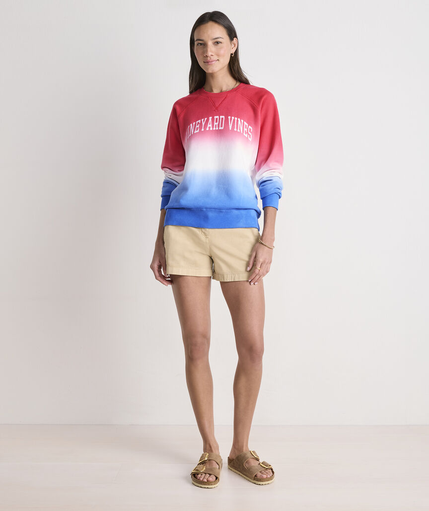 Vineyard Vines Americana Dip-Dye Surf Terry Sweatshirt
