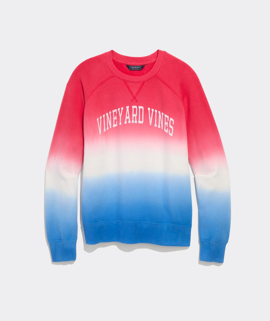 Vineyard Vines Americana Dip-Dye Surf Terry Sweatshirt