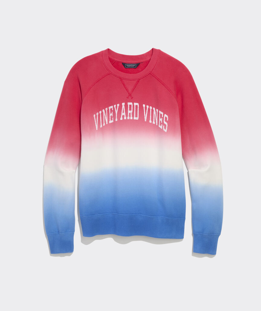 Vineyard Vines Americana Dip-Dye Surf Terry Sweatshirt