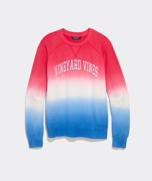 Vineyard Vines Americana Dip-Dye Surf Terry Sweatshirt