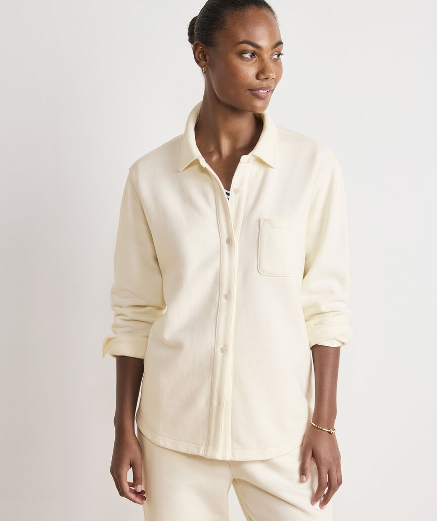 Vineyard Vines Surf Terry Shirt Jacket