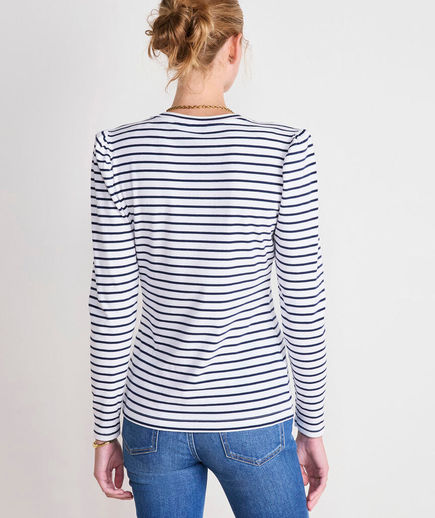 Vineyard Vines Deluxe Puff-Sleeve Top