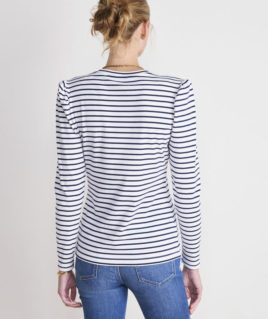 Vineyard Vines Deluxe Puff-Sleeve Top