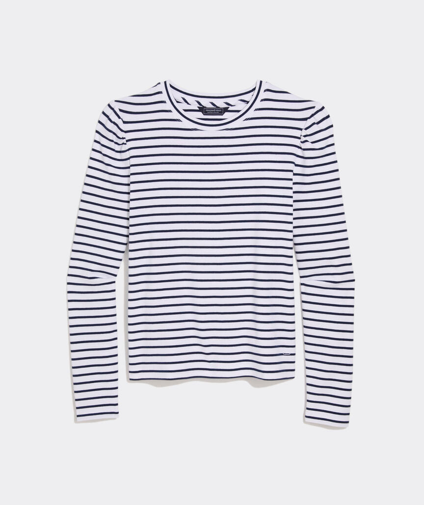 Vineyard Vines Deluxe Puff-Sleeve Top