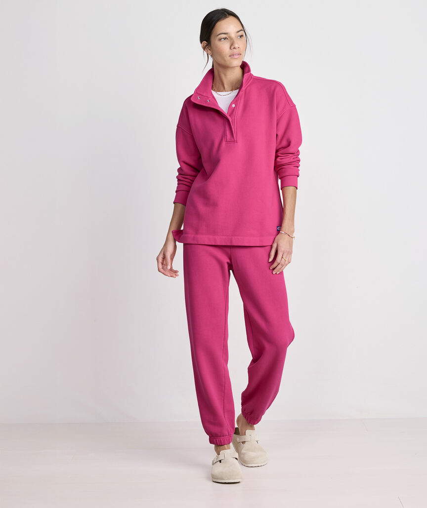 Vineyard Vines Surf Terry Waffle Mix Cam Sweatshirt