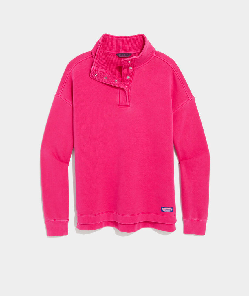 Vineyard Vines Surf Terry Waffle Mix Cam Sweatshirt