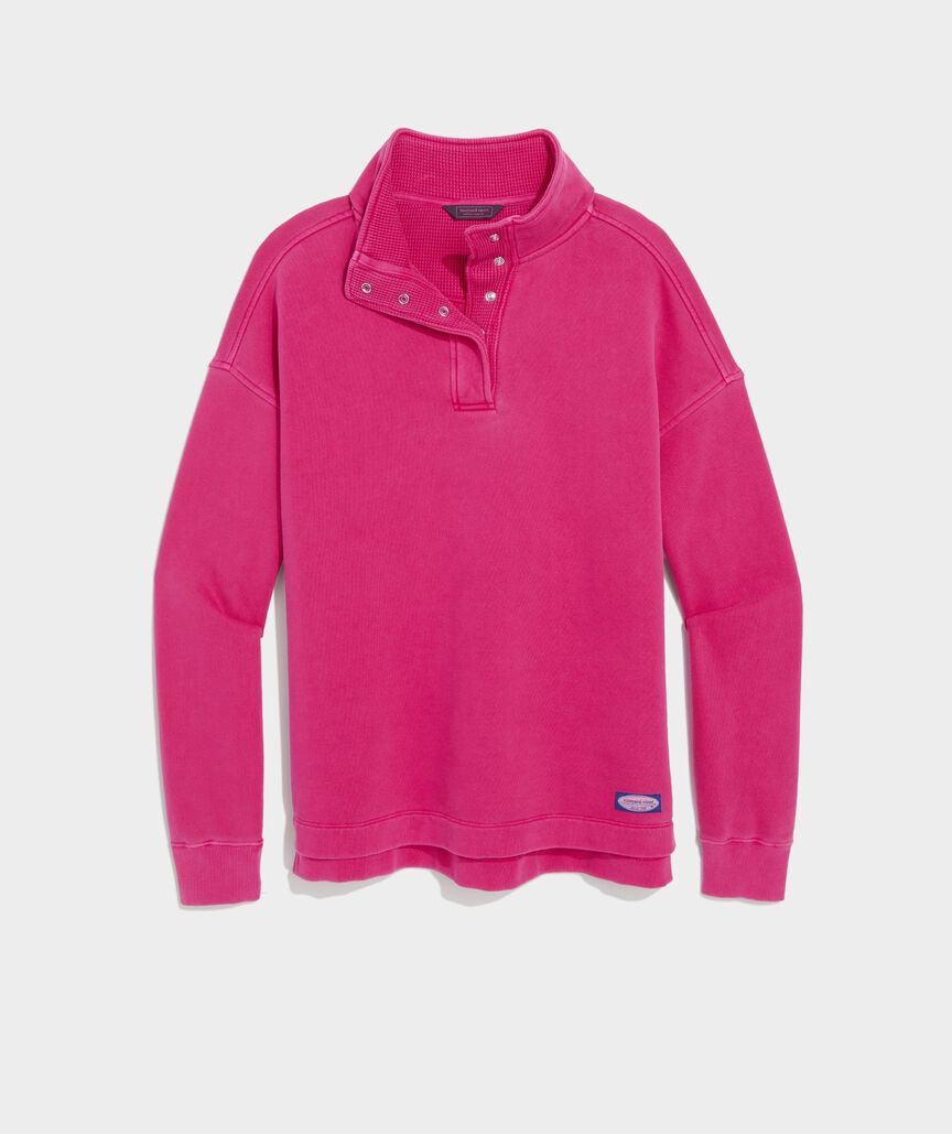 Vineyard Vines Surf Terry Waffle Mix Cam Sweatshirt
