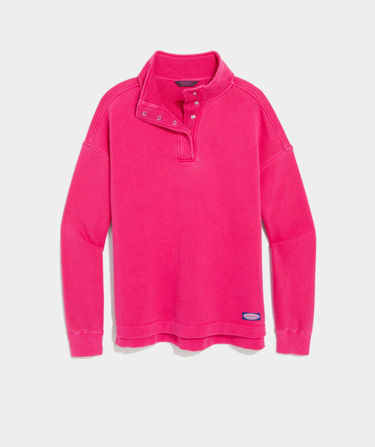 Vineyard Vines Surf Terry Waffle Mix Cam Sweatshirt