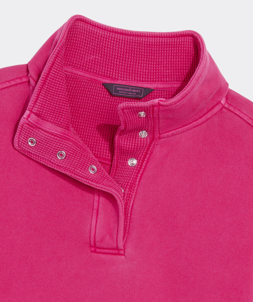 Vineyard Vines Surf Terry Waffle Mix Cam Sweatshirt