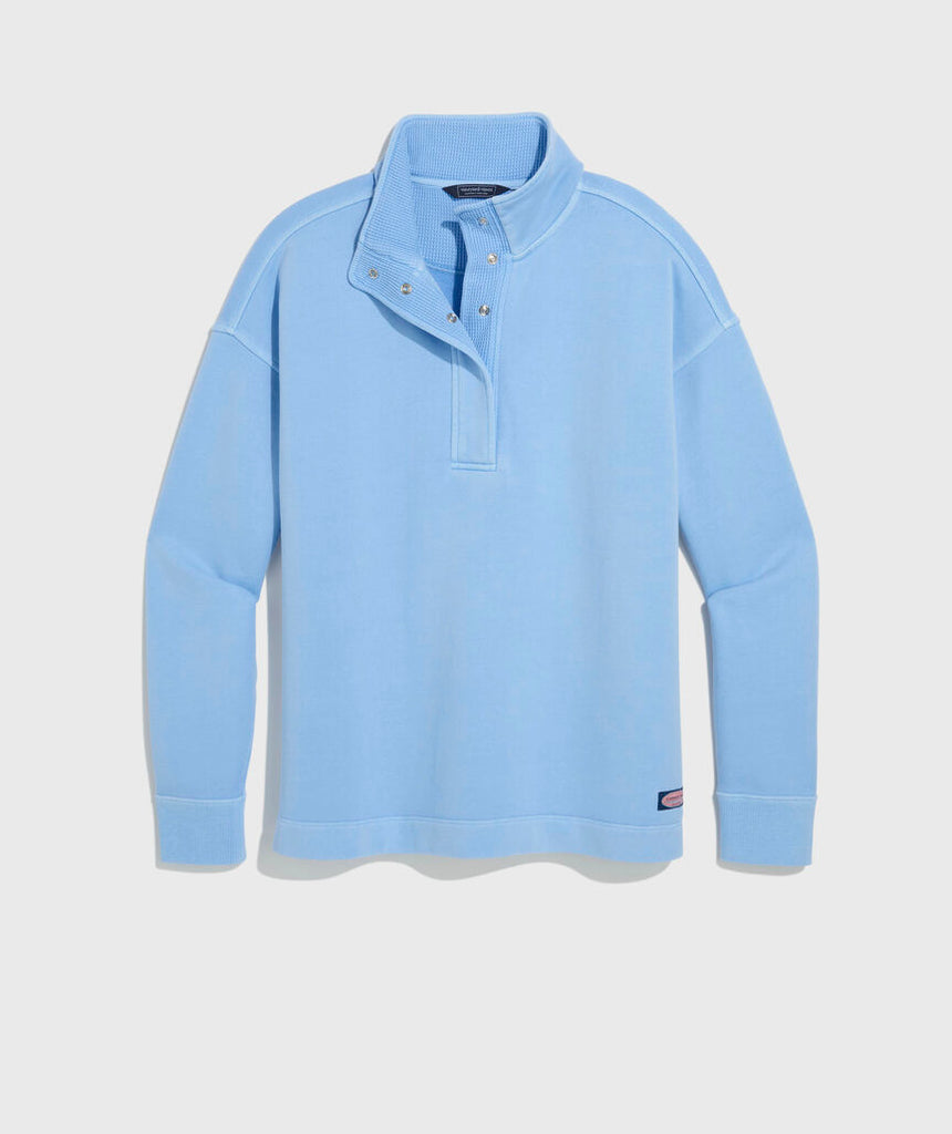 Vineyard Vines Surf Terry Waffle Mix Cam Sweatshirt