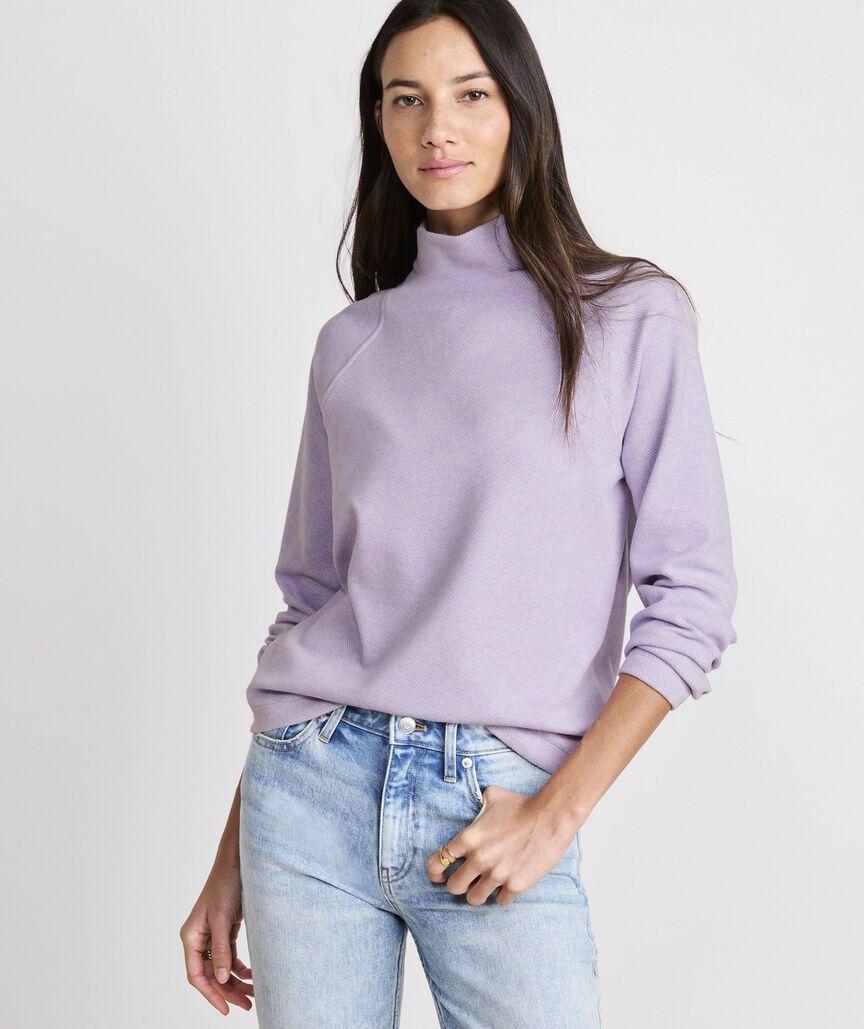 Vineyard Vines Calmwater Funnel-Neck Top
