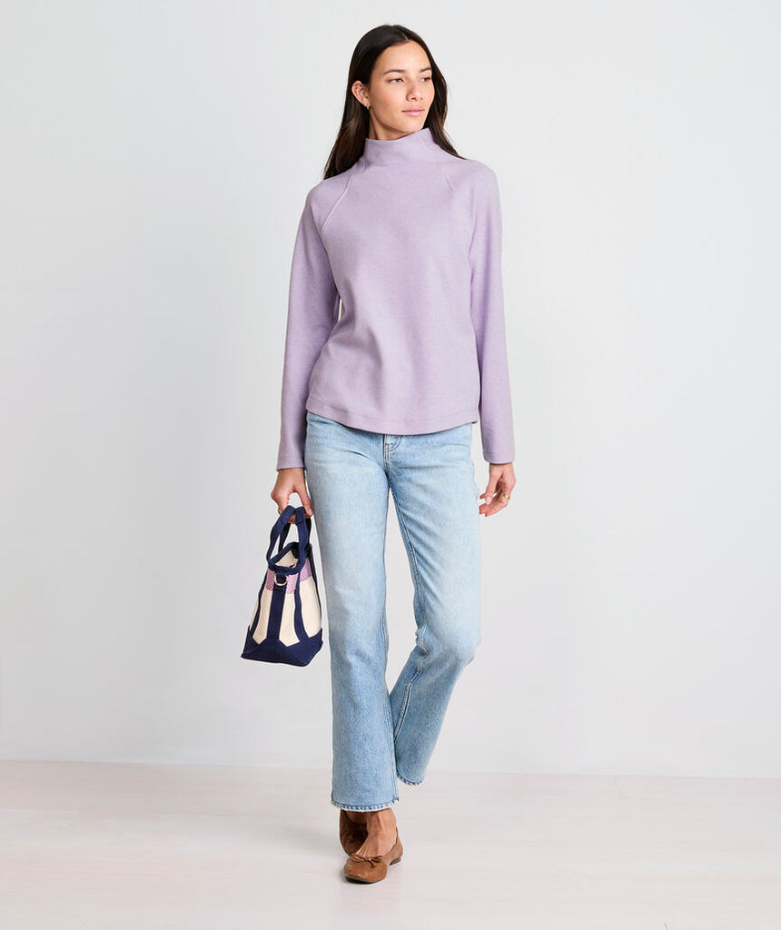 Vineyard Vines Calmwater Funnel-Neck Top