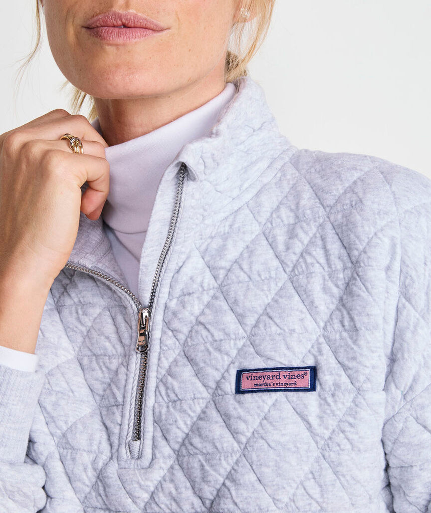 Vineyard Vines Cotton Quilted Quarter-Zip