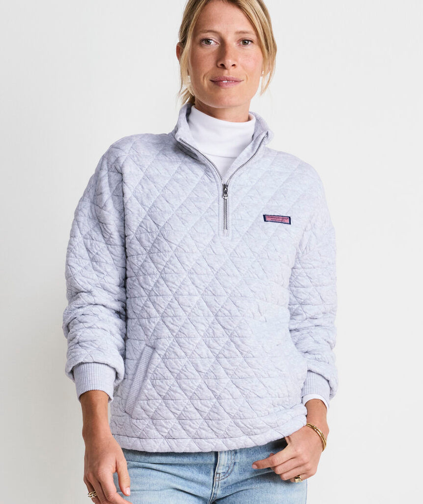 Vineyard Vines Cotton Quilted Quarter-Zip
