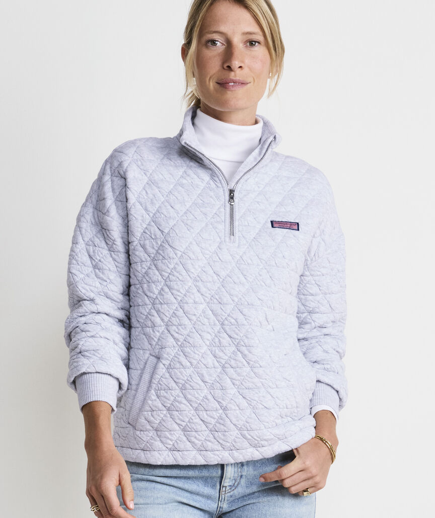 Vineyard Vines Cotton Quilted Quarter-Zip
