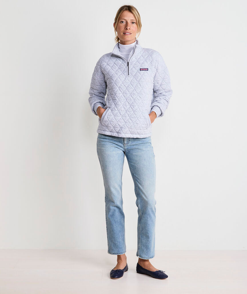 Vineyard Vines Cotton Quilted Quarter-Zip