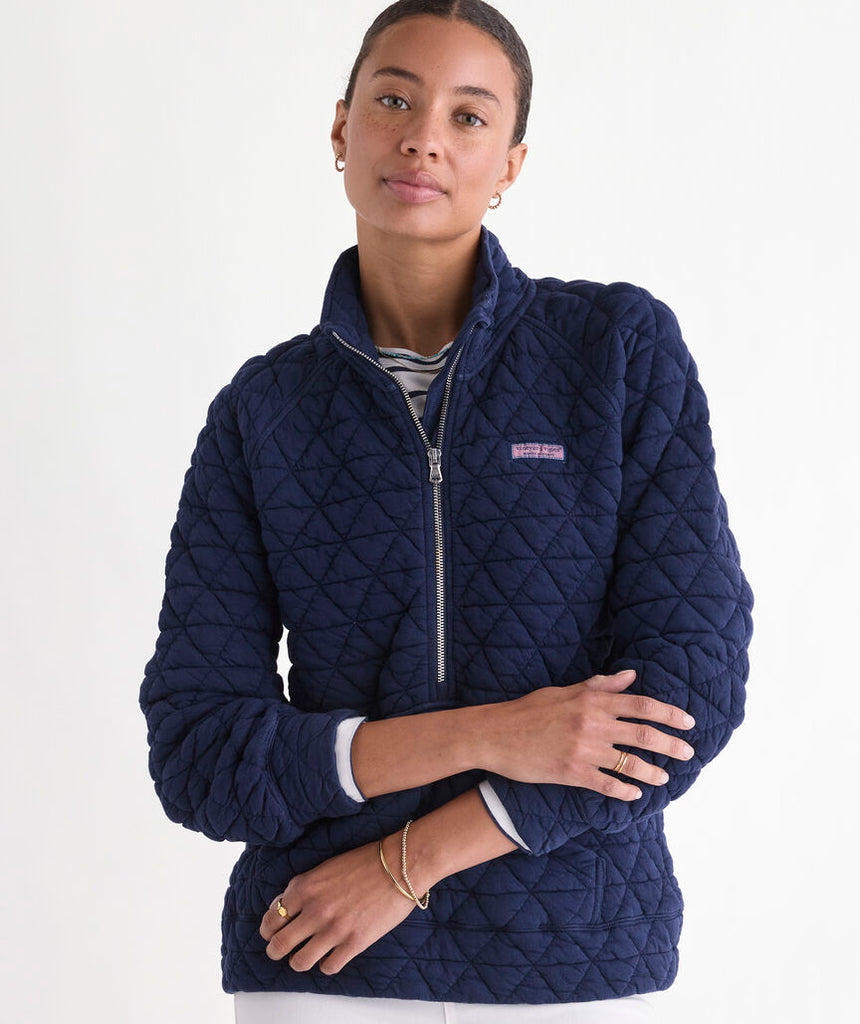 Vineyard Vines Coastal Quilted Half-Zip
