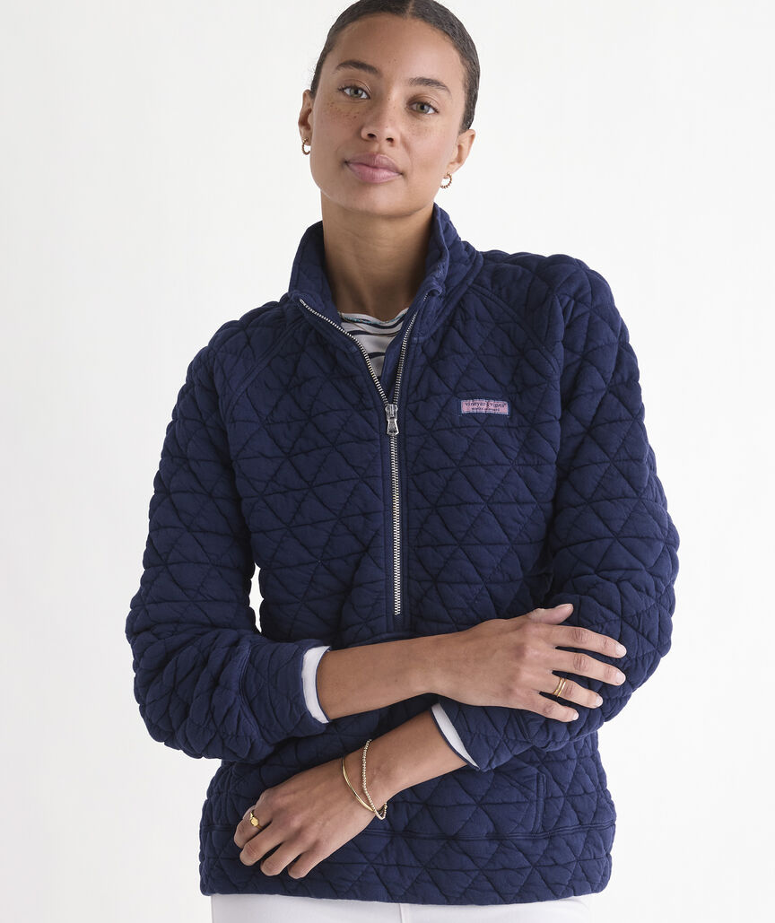 Vineyard Vines Coastal Quilted Half-Zip