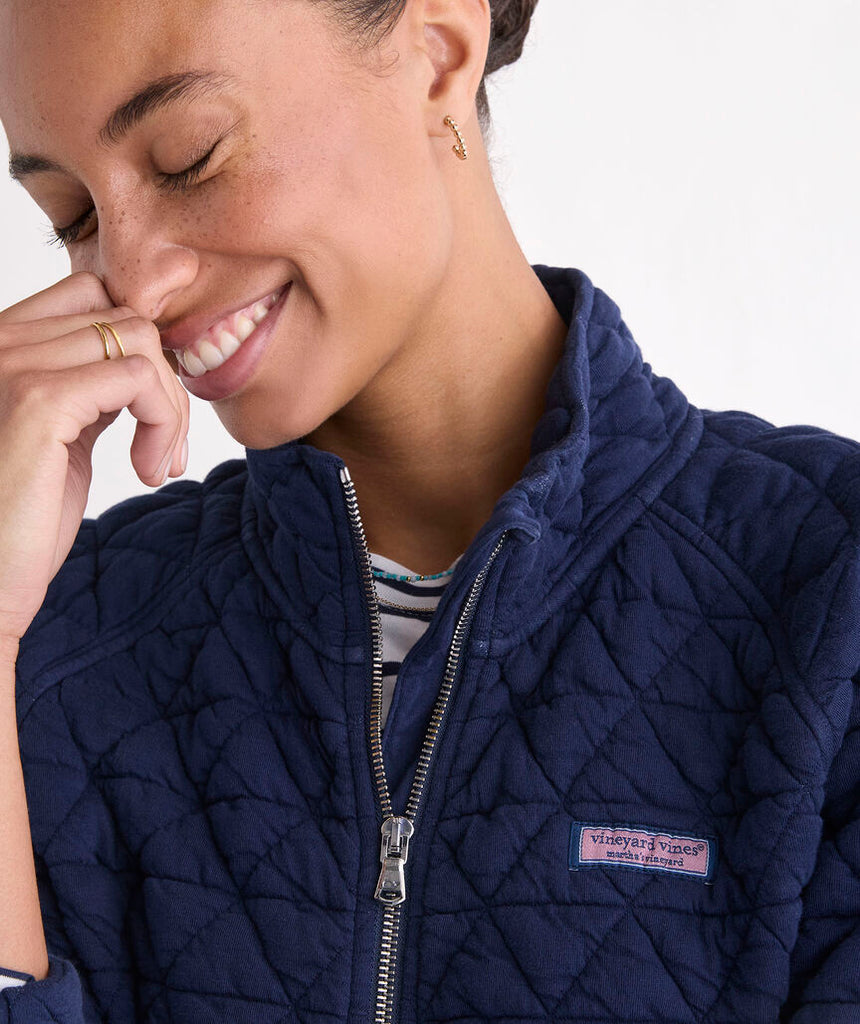 Vineyard Vines Coastal Quilted Half-Zip