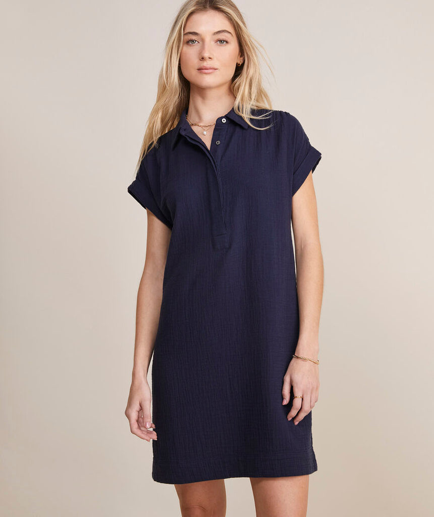 Vineyard Vines Margo Double Gauze Shirtdress