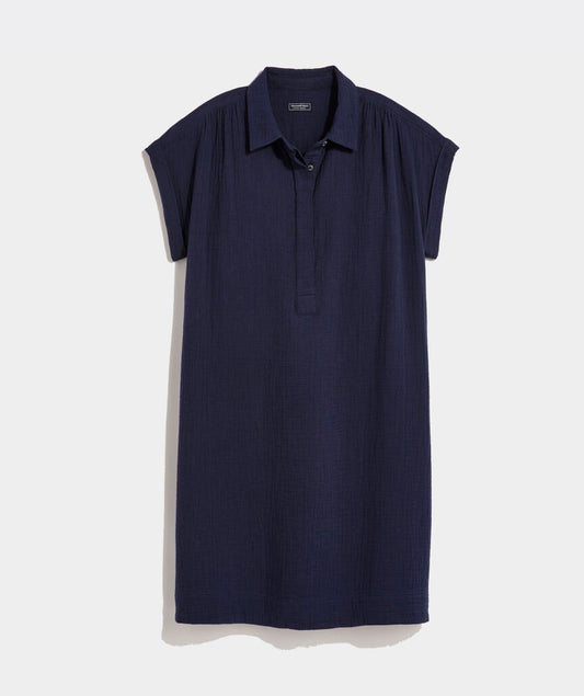 Vineyard Vines Margo Double Gauze Shirtdress