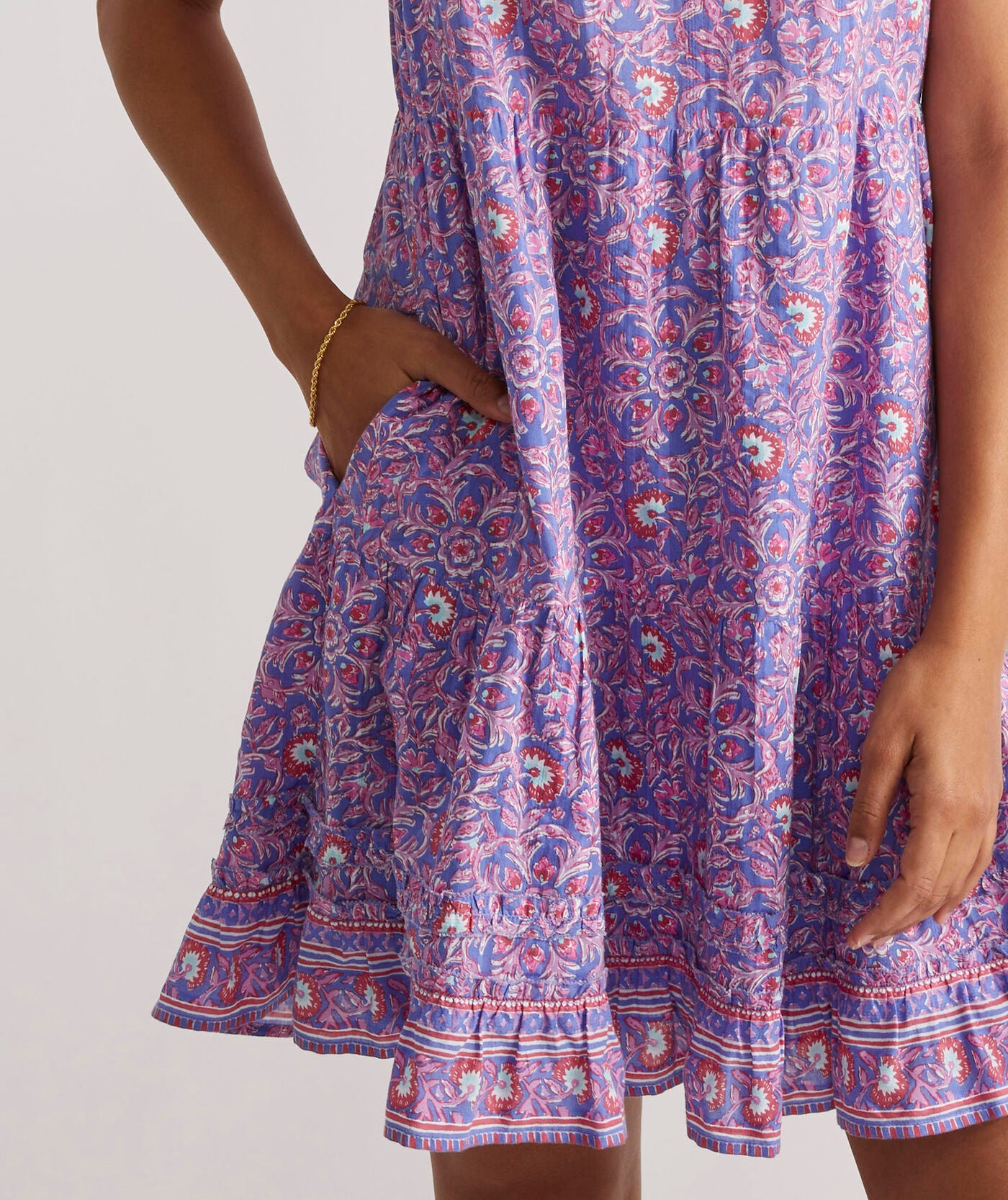 Shop Vineyard Tile Smocked Midi Dress at vineyard vines