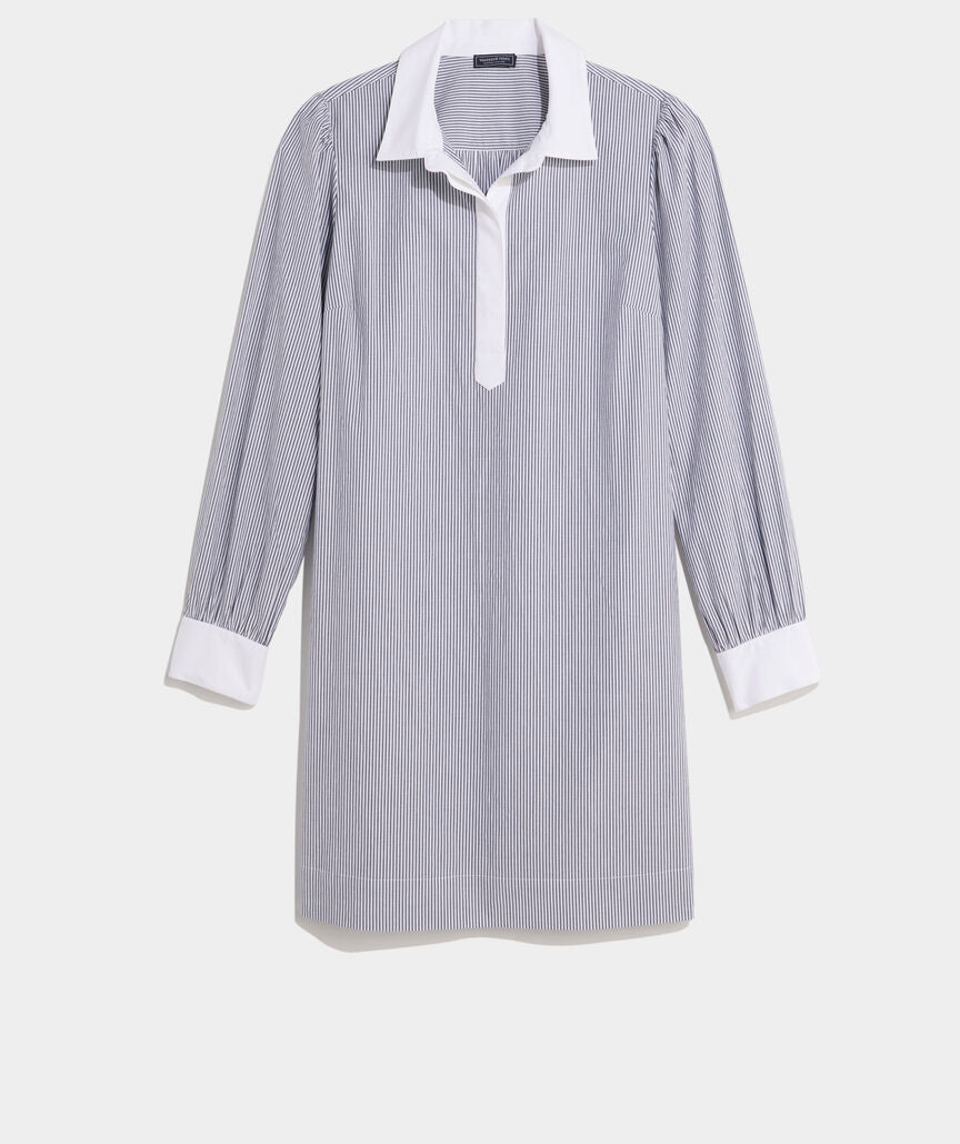 Vineyard Vines Poplin Popover Dress