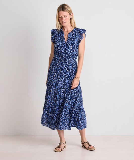 Vineyard Vines Abigail Tie-Waist Dress