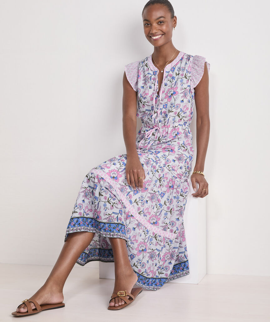 Vineyard Vines Abigail Tie-Waist Dress