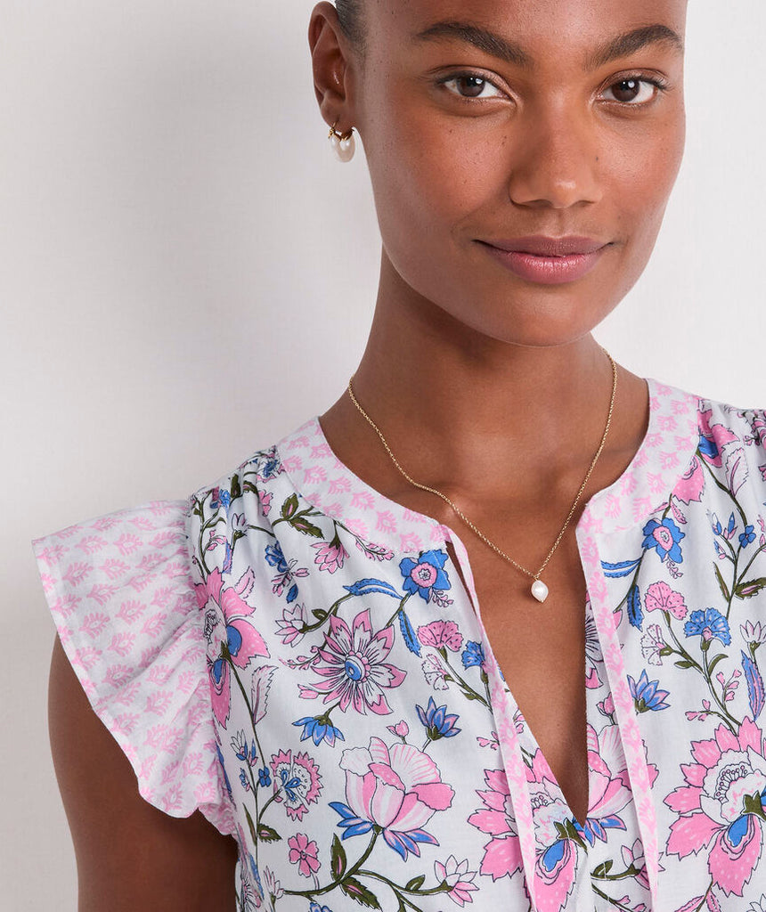 Vineyard Vines Abigail Tie-Waist Dress
