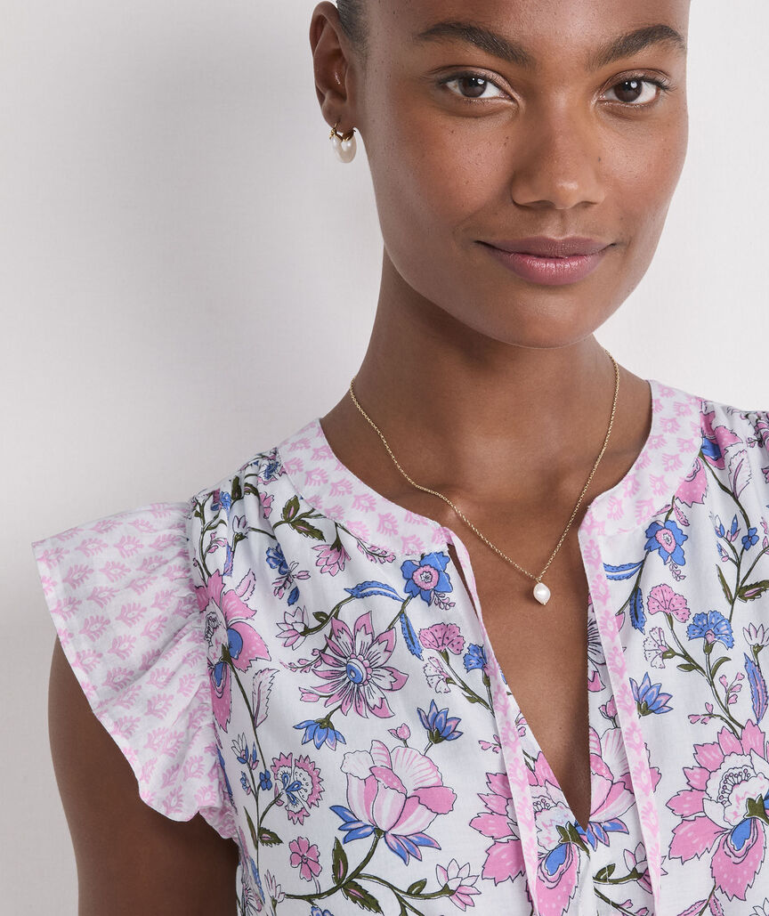 Vineyard Vines Abigail Tie-Waist Dress