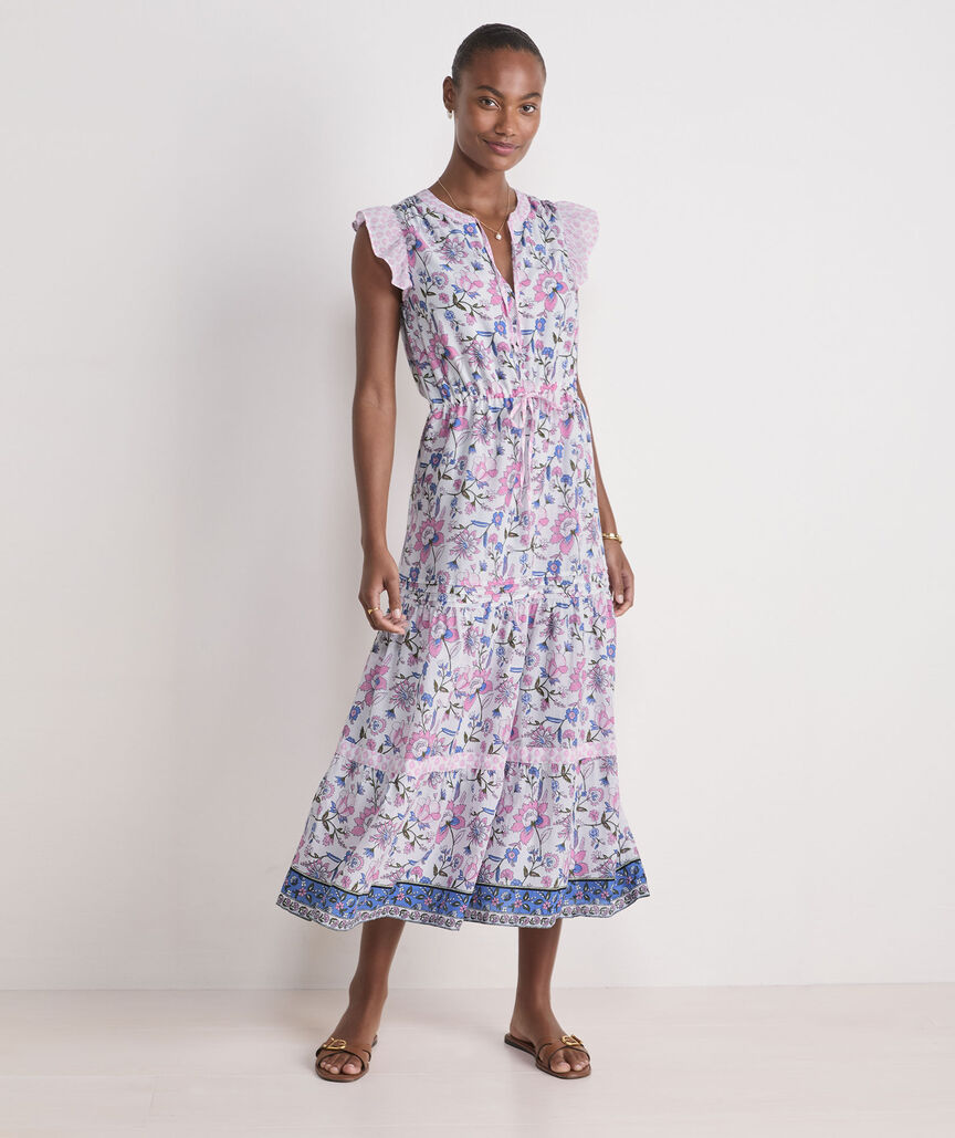 Vineyard Vines Abigail Tie-Waist Dress