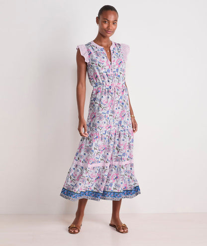 Vineyard Vines Abigail Tie-Waist Dress
