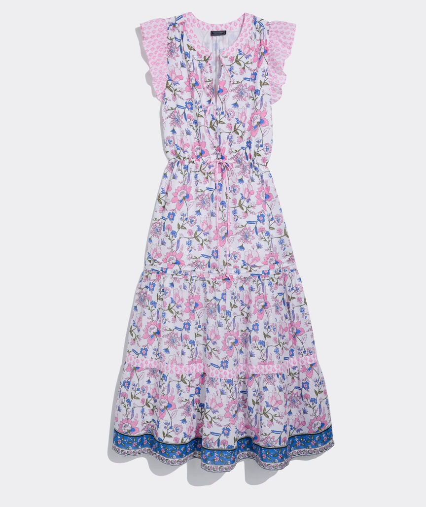 Vineyard Vines Abigail Tie-Waist Dress