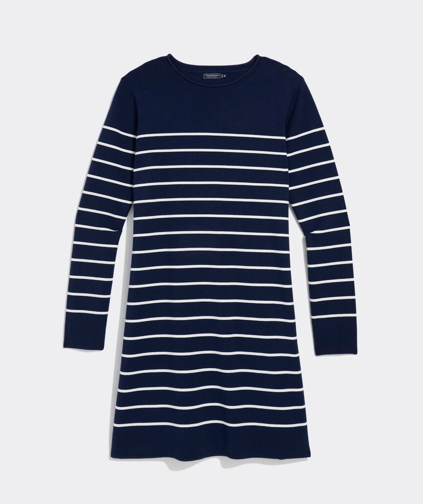 Vineyard Vines Katie Cotton Rollneck Sweater Dress