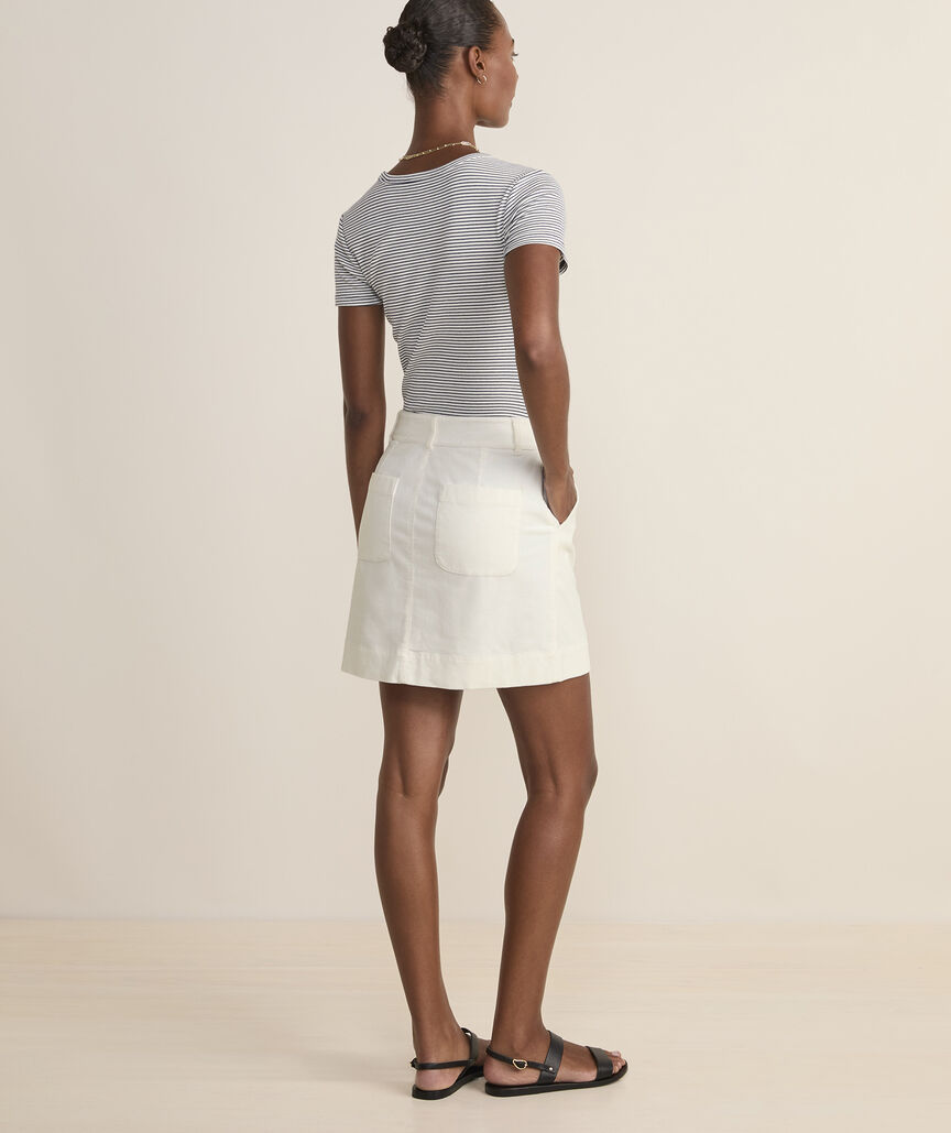 Vineyard Vines Corduroy Button-Front Skirt