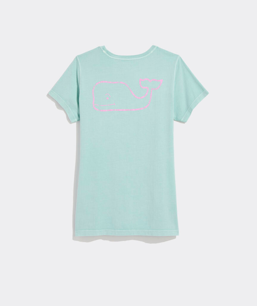 Vineyard Vines Garment-Dyed Vintage Whale Short-Sleeve Pocket Tee