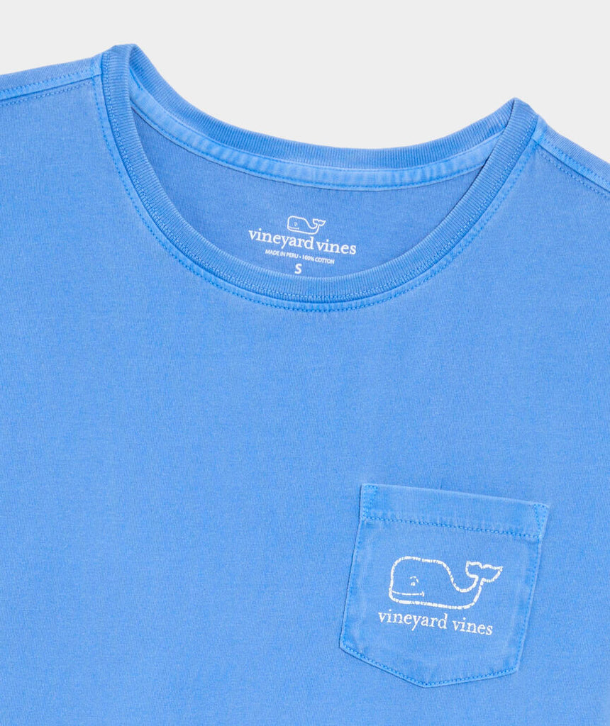 Vineyard Vines Garment-Dyed Vintage Whale Short-Sleeve Pocket Tee