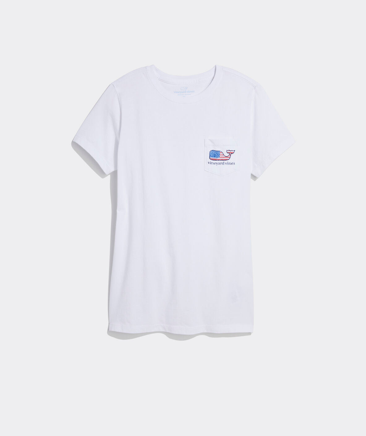 Vineyard Vines Flag Whale Short-Sleeve Pocket Tee