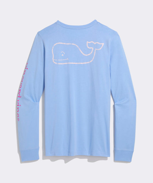 Vineyard Vines Women's Vintage Whale Long-Sleeve Pocket Tee