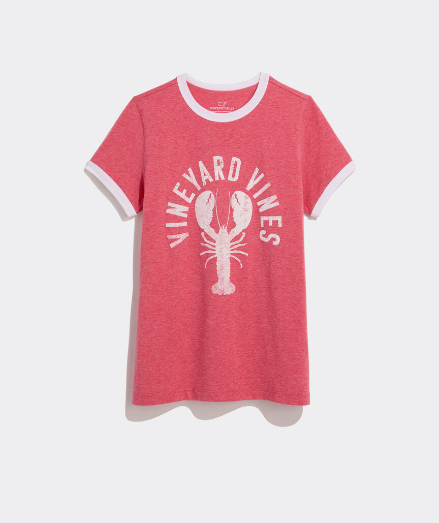 Vineyard Vines Lobster Dunes Ringer Tee