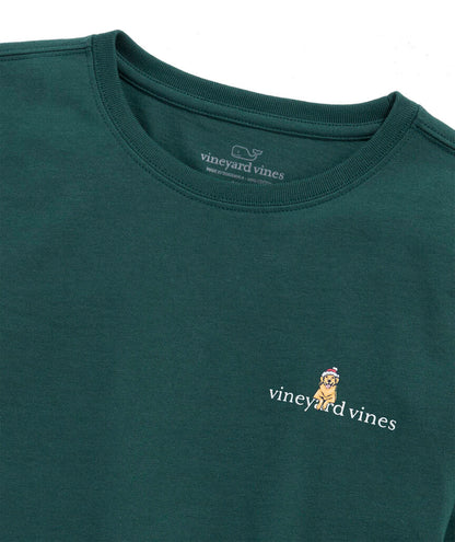 Vineyard Vines Women's Sleigh Dogs Long-Sleeve Pocket Tee
