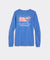 Vineyard Vines Women's Hanukkah Whale Long-Sleeve Pocket Tee